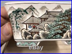 5 Color Shohin Bonsai Tree Pot Made By Ito Gekkou, Hand Painted 4 5/8