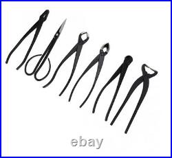 6PC Bonsai Pruning Trimming Cutting Tool Set Shear Scissors Kit with Storage Bag