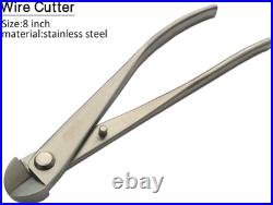6 Pcs Bonsai Set Knob Cutter Trunk Splitter Concave Cutter Wire Cutter Jin Plier