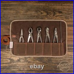 American Bonsai Stainless Steel Standard Issue Set & Tool Roll 6 Piece