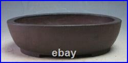 Bonsai Pot HEIAN TOFUKUJI Japanese Oval High Quality 6.3×4.7×1.8 in