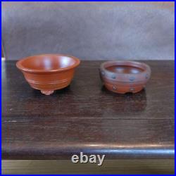 Bonsai Pot Signed Shohinsize Set of 4 pcs