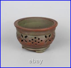 Bonsai Pot Tokoname Bigei Japanese Round High Quality 4.8×3 in