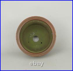 Bonsai Pot Tokoname Bigei Japanese Round High Quality 4.8×3 in