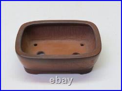 Bonsai Pot Tokoname Bigei Japanese Shohin Rectangle High Quality 5.4×4×1.8 in