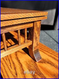 Bonsai Stand (16 1/4 inches by 11 1/4 height 6inSolid red oak/All hand-made)