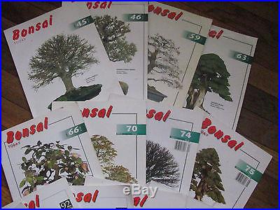 Bonsai Today Magazine Collection 17 magaines lot