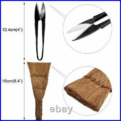 Bonsai Tool Set Carbon Steel 10 Pcs Kit Cutter Scissors Shears Tree Nylon Case