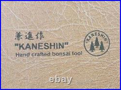 Bonsai Tools Set Yattoko Pruning Shears, Kanshin, 4-Piece Set with Case