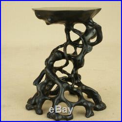 Bonsai Tree Flower Stand Display Table Japan Ebony Root Wood Natural Carving