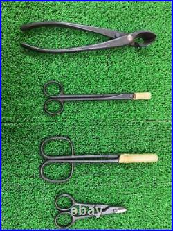 Bonsai made by Masakuni maintenance tool set of 8 unused with case and box