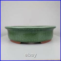 Bonsai pot Signed Yozan Oval 37cm / 14.57 Glazed