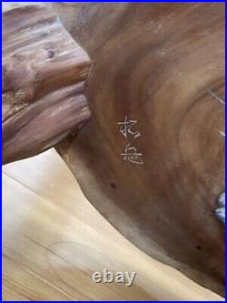 Bonsai stand KADAI Flower vase table IKEBANA KADO SADO Natural wood Extra large