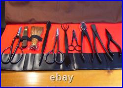 Bonsai tools 10-piece set made entirely in Japan With CASE FRom JAPAN