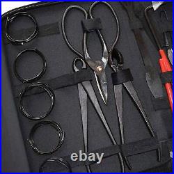 Ergonomically Garden Scissors Tools Set with High-quality Leather Storage Bags
