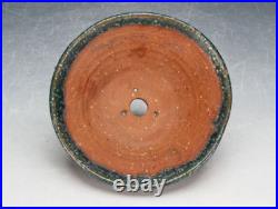 Genuine Japanese Bonsai pot of Aiba Koyo from Japan W4.3 x L4.3 x H1.4 in
