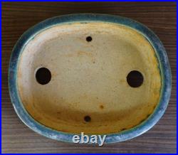 Genuine Japanese Bonsai pot of Aiba Koyo from Japan W7.2 x L5.7 x H1.4 in