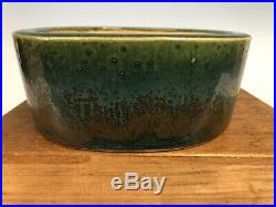 Green Glazed Tokoname Bonsai Tree Pot By Koyo 9 1/2