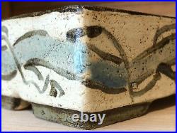 Hand Made Bonsai Pot By Thor Holvila Hand Size Rectangular 15.7 x 10.4 x 4.9 cm