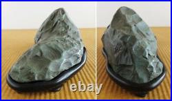 JAPANESE BONSAI SUISEKI Aotama-ishi/Blue Mount Shape Stone 18080H70mm #S286