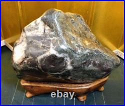 Japanese BONSEKI Bonsai stone KIKKA-SEKI Natural stone SUISEKI W26cm 8.1kg