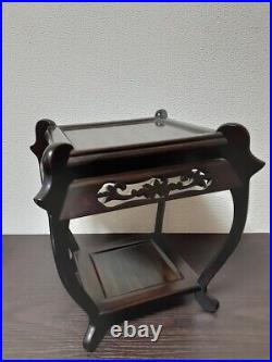Japanese Bonsai Stand Ebony Flower Stand Super Beautiful Vintage Made in Japan