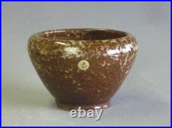 Japanese Bonsai pots Writers SHUHO? 155mm × 103mm color brown from Tokoname