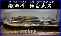 Japanese Bonsai stone BONSEKI SUISEKISETAGAWA AMETORASHIRO-ISHI W67cm 23kg