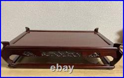 Japanese Flower stand Bonsai stand Wooden Small table 51.2(20)×34.2(13)×12.6cm