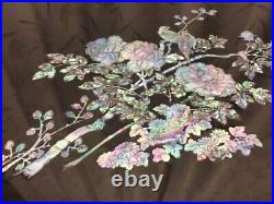 Japanese Lacquered bonsai table mother-of-pearl work flower stand bonsai table