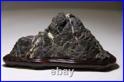 Japanese Mountain Stone 15.5cm/6.1 Bonsai Cascade Japan Bonseki Suiseki 928c