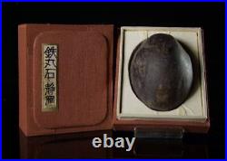 Japanese Nature Stone 7cm/2.76 Bonseki Shizuoka Japan Iron Cobblestone Suiseki