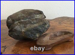 Japanese Vintage Suiseki Bonsai KUZUYA Stone / W 6cm, 162g