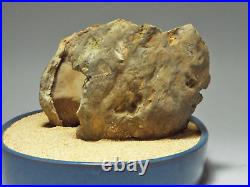 Japanese Vintage Suiseki Horseshoe Stone? / W23×H 18cm, 7.3kg