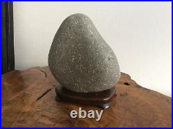 Japanese Vintage Suiseki Stone Moon / W 15×H17cm 2.12kg