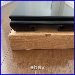 Japanese Wooden Flower Stand Square Bonsai Vase Table 23.5×23.5×6cm Used