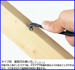 Japanese bonsai / chisel sword blade type / jin shari tools used for engraving