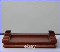 Japanese wooden flower stand KADAI small board vase stand brown small table