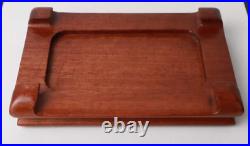 Japanese wooden flower stand KADAI small board vase stand brown small table