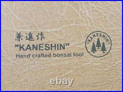 Kaneshin Bonsai Tool Hand Crafted Set of 5 Pieces with Case New