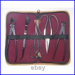 Kaneshin Bonsai Tool Set 174 5pcs basic Set Scissors Tweezers Cutter Gardening