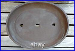 Large Old Bonsai Pot Width 45.3 cm / 17.83W Unglazed