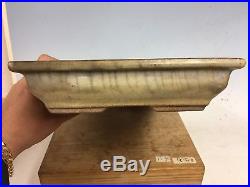Larger Vintage Japanese Made Bonsai Tree Pot With Awesome Patina! 14 1/2