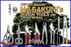 MASAKUNI BONSAI TOOLS CONCAVE BRANCH CUTTERS Large 8316 Made in Japan