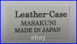 MASAKUNI Specialty item Genuine leather CASE for 10 pcs Order products Japan
