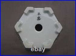 NEW ARTIST'Taniraku Houzan' Japanese hand made Bonsai pot (Hexagon) W12.7cm
