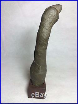 Natural polished Viewing stone suiseki-Super rare modern shape specimen