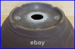 Old Bonsai Pot Round Banko ware 16.5W Big Size Rare