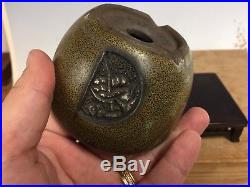 Rare Mame Or Shohin Size Hand Carved Bonsai Tree Pot By Okatani Zeshin 3 3/4