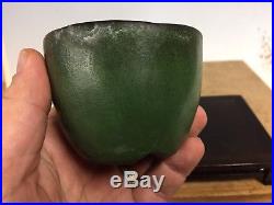 Rare Shohin Size Carved Bonsai Tree Pot By Zeshin 3 1/4 Famous Deceased Maker